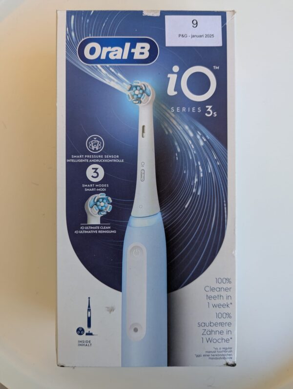 Oral B IO 3 blauw compleet met doos en accessoires