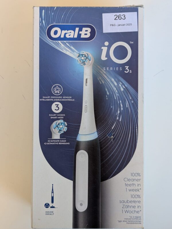 Oral B IO 3 zwart compleet met doos en accessoires